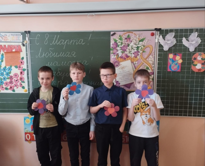 Праздник 8 марта в начальных классах! .